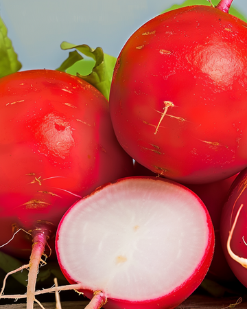 Nasiona rzodkwi Burro Gigante Early Red Round Root (Raphanus sativus) – warzywo