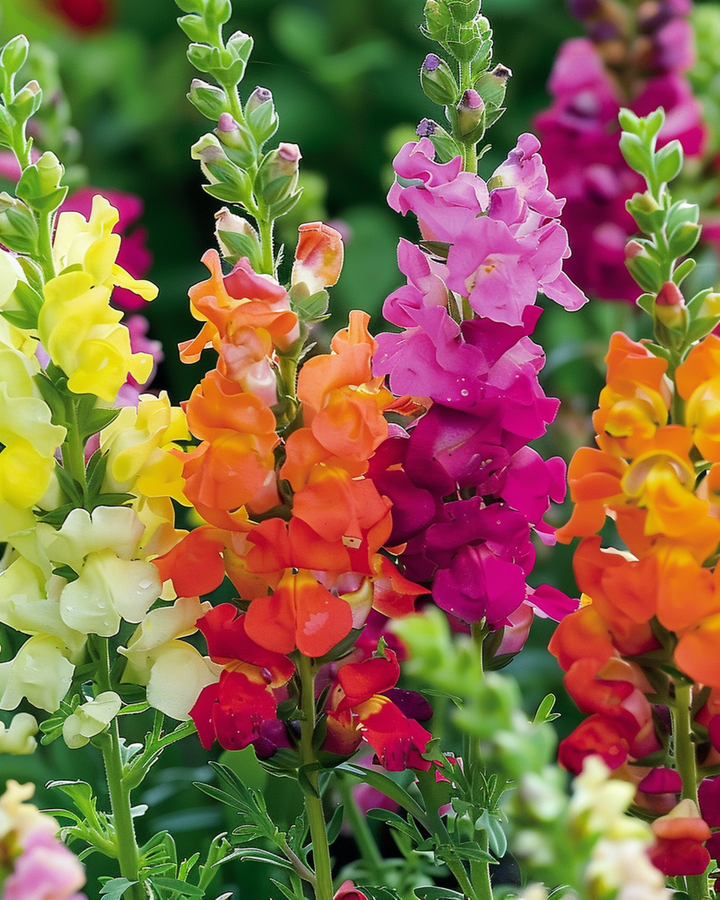 Nasiona lwiej paszczy Mixed Semi Tall (Antirrhinum majus) – mieszanka jednoroczna