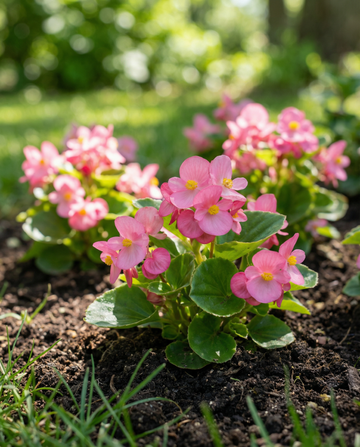 Rose Comet F1 Pink (Begonia semperflorens) – nasiona roślin jednorocznych od SeedsChoice