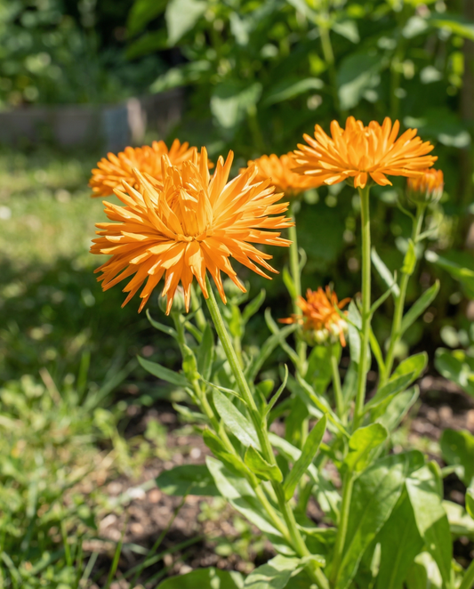 Nagietek lekarski Radio Orange (Calendula officinalis) – nasiona kwiatów jednorocznych od SeedsChoice
