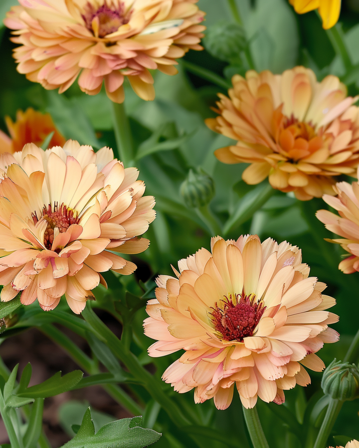 Nasiona nagietka Touch Of Red Buff (Calendula officinalis) – kwiat jednoroczny