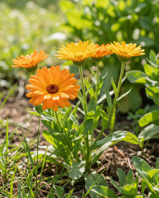 Nagietek lekarski Pacific Beauty Mix (Calendula officinalis) – nasiona kwiatów jednorocznych od SeedsChoice