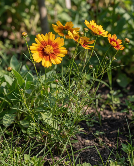 Golden Tickseed (Coreopsis tinctoria) – annual mix seeds from SeedsChoice