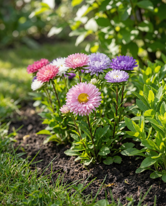 Aster Dwarf Waldersee (Callistephus chinensis) – nasiona jednoroczne od SeedsChoice