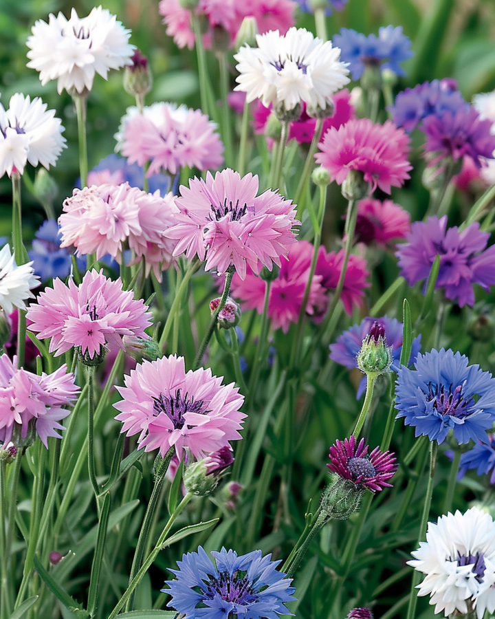 Nasiona chabra Mixed (Centaurea cyanus) – kwiat jednoroczny
