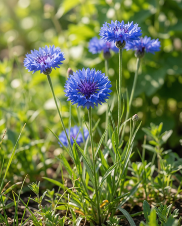 Chaber bławatek Blue Ball (Centaurea cyanus) – nasiona kwiatów jednorocznych od SeedsChoice
