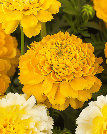 Nasiona Double Mixed (Chrysanthemum coronarium) – mieszanka roczna