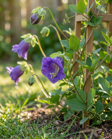 Nasiona pnącza dzwonka meksykańskiego fioletowego (Cobaea scandens) – jednoroczne pnącze z SeedsChoice
