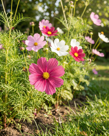Sensation (Cosmos bipinnatus) – nasiona mieszanki jednorocznej od SeedsChoice
