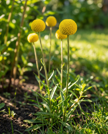 Drumstick (Craspedia globosa) – annual flower seeds from SeedsChoice
