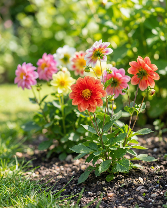 Unwin's Hybrids Mixed Colours (Dahlia variabilis) – nasiona jednorocznych mieszańców z SeedsChoice