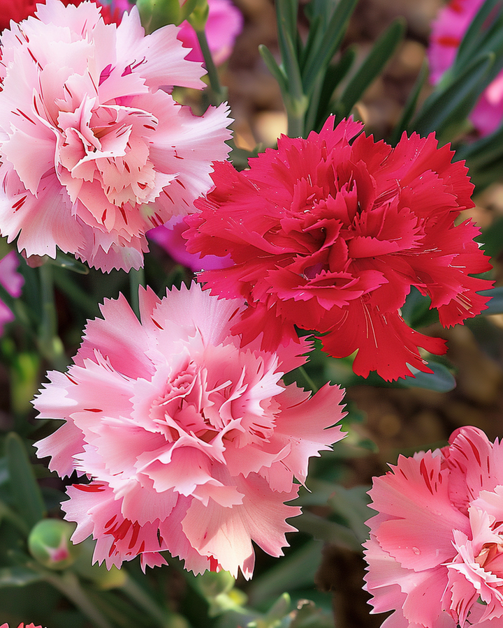 Nasiona goździka Chabaud (Dianthus caryophyllus) – roczny mix