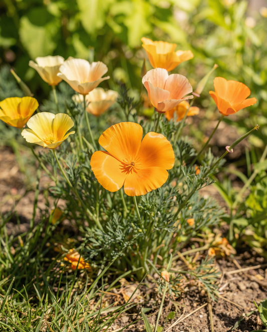 Eschscholtzia Single Mixed (Eschscholzia californica) – nasiona kwiatów jednorocznych od SeedsChoice