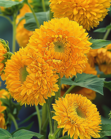 Nasiona słonecznika Sungold Double Flowered Tall (Helianthus annuus) – jednoroczny kwiat