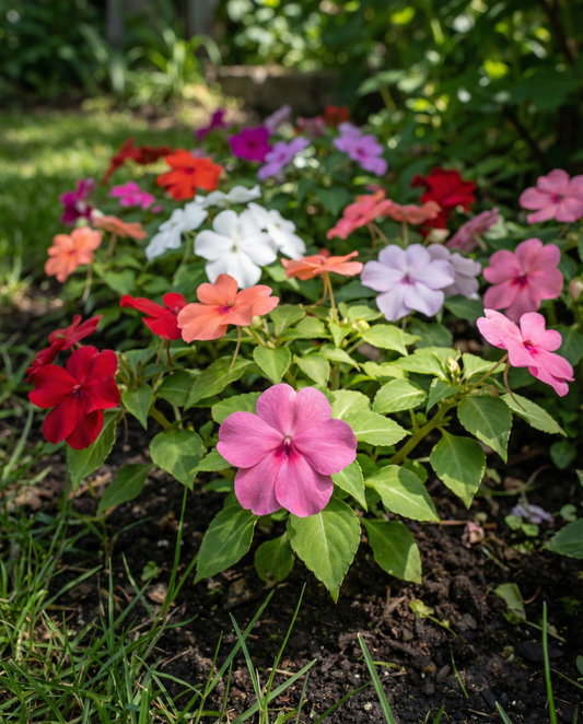 Niecierpek Baby Mixed do ogrodu cieniowego (Impatiens walleriana) – nasiona jednorocznego kwiatu od SeedsChoice