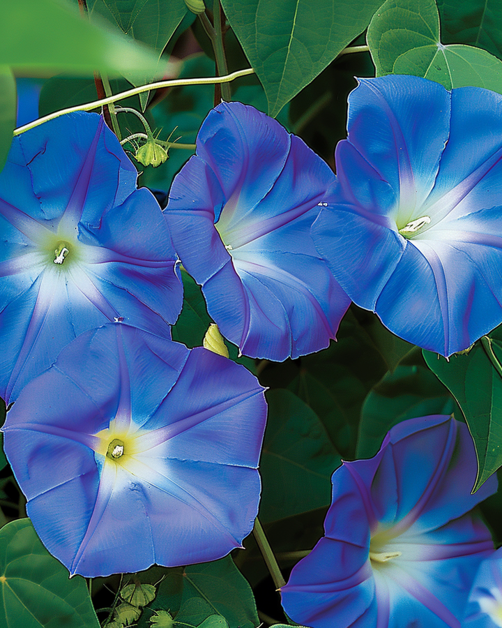 Nasiona wilca Clark's Blue (Ipomoea tricolor) – roślina pnąca jednoroczna