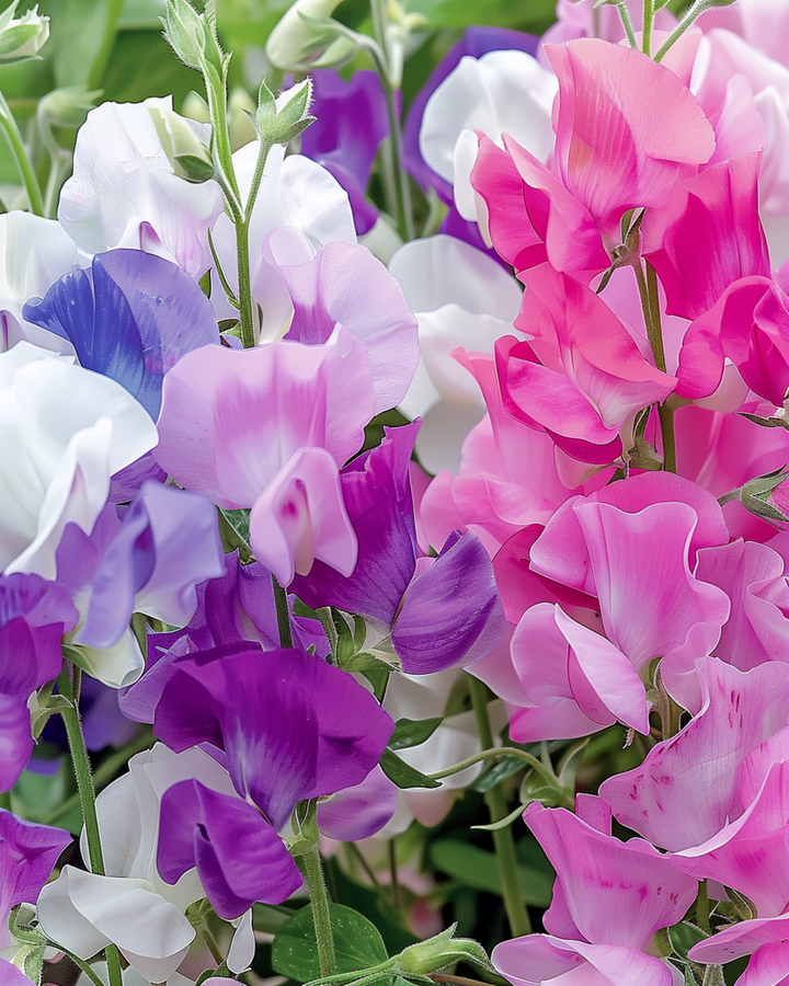 Nasiona groszku pachnącego Bijou Mixed (Lathyrus odoratus) – kwiat jednoroczny