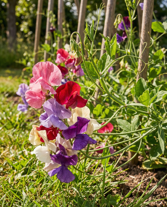 Sweet Pea Royal Family Mixed Climbing (Lathyrus odoratus) – nasiona jednorocznej rośliny pnącej od SeedsChoice