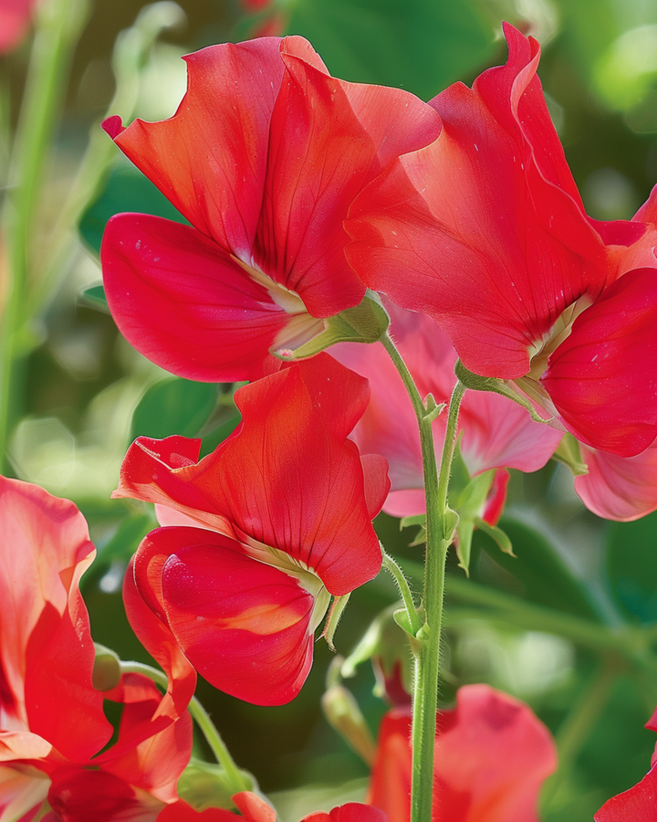 Nasiona Sweet Pea Royal Family Red (Lathyrus odoratus) – jednoroczny kwiat