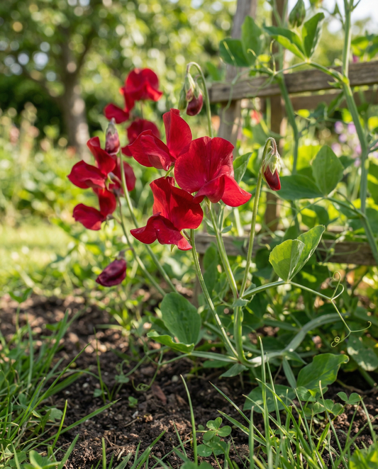 Sweet Pea Royal Family Red (Lathyrus odoratus) – nasiona jednorocznego kwiatu od SeedsChoice