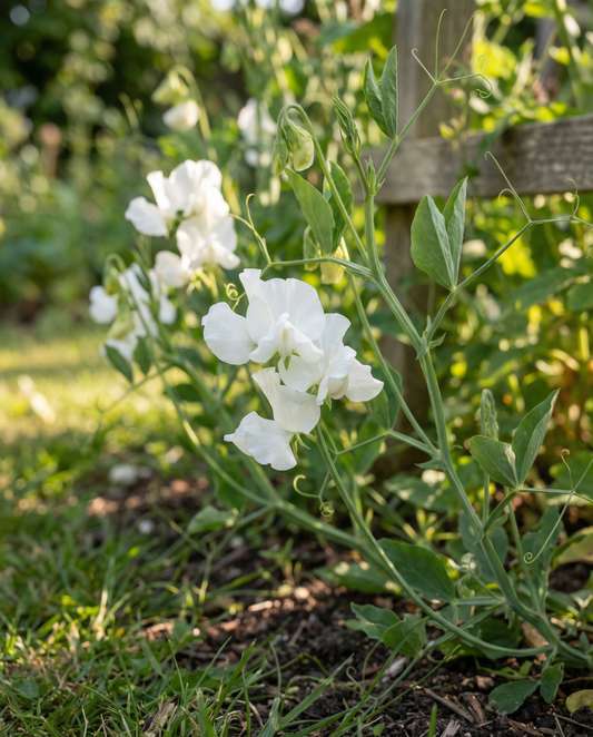 Sweet Pea Royal Family White (Lathyrus odoratus) – nasiona jednorocznego kwiatu od SeedsChoice