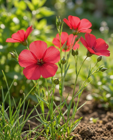 Len szkarłatny (Linum grandiflorum) – nasiona roczne od SeedsChoice