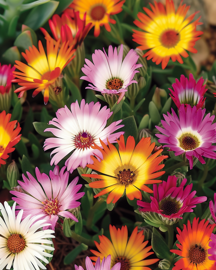 Nasiona Livingstone Daisy Rock Garden (Dorotheanthus bellidiformis) – roczna mieszanka
