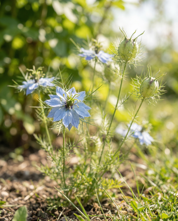 Love In The Mist Miss Jekyll Blue (Nigella damascena) – annual seeds from SeedsChoice