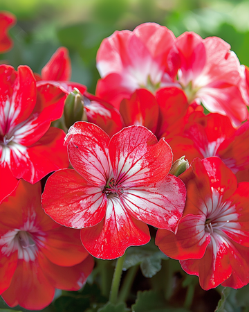 Nasiona pelargonii Bright Eyes F1 (Pelargonium zonale) – roślina jednoroczna