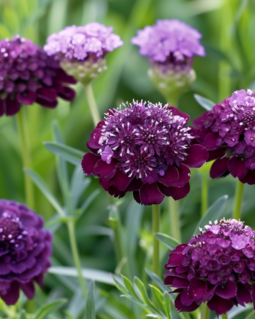 Nasiona główkownicy ciemnopurpurowej (Scabiosa atropurpurea) – kwiat jednoroczny
