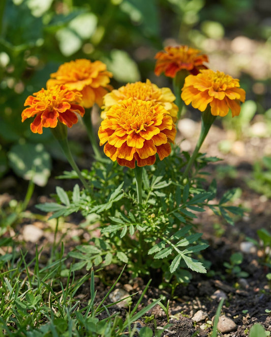 Aksamitka wzniesiona Maximix Mix 25 cm (Tagetes erecta) – nasiona kwiatów jednorocznych od SeedsChoice