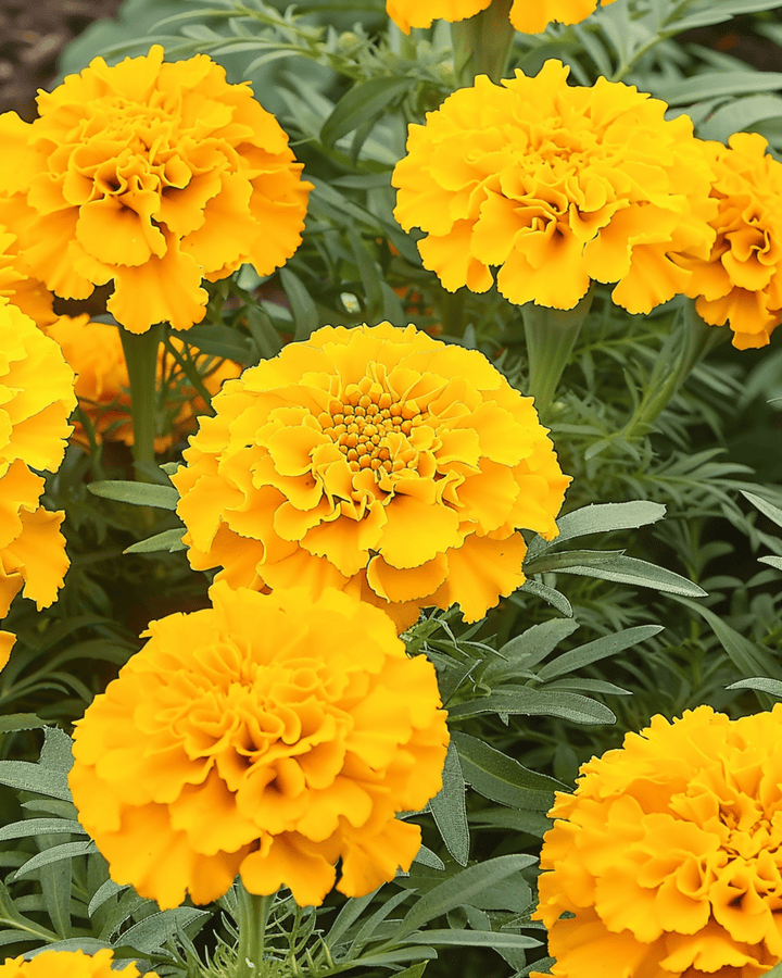 Nasiona aksamitki afrykańskiej Golden Age karłowej (Tagetes erecta) – roślina jednoroczna