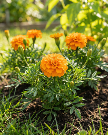 Aksamitka rozpierzchła Petite Orange (Tagetes patula) – nasiona kwiatów jednorocznych od SeedsChoice