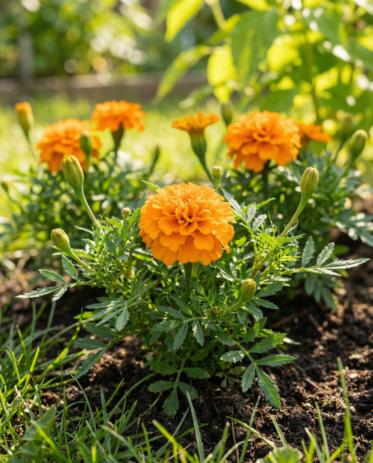 Aksamitka rozpierzchła Petite Orange (Tagetes patula) – nasiona kwiatów jednorocznych od SeedsChoice