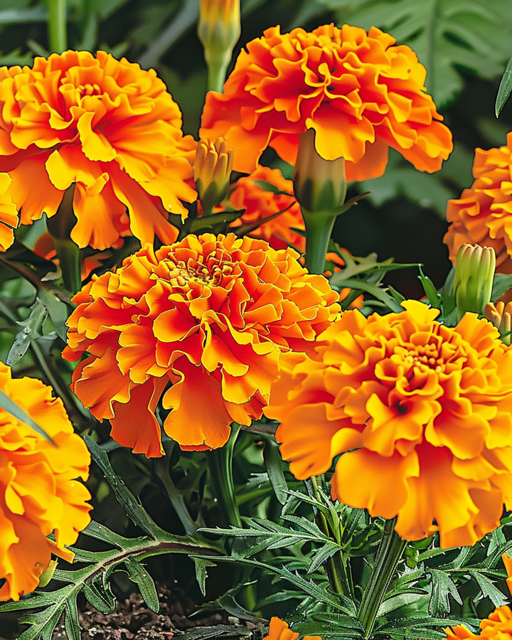 Nasiona aksamitki francuskiej Bolero (Tagetes patula) – kwiat jednoroczny