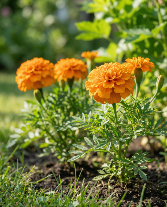 Aksamitka francuska Bolero (Tagetes patula) – nasiona kwiatów jednorocznych od SeedsChoice