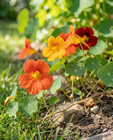 Nasturcja Glorious Gleam (Tropaeolum majus) – nasiona jednoroczne od SeedsChoice