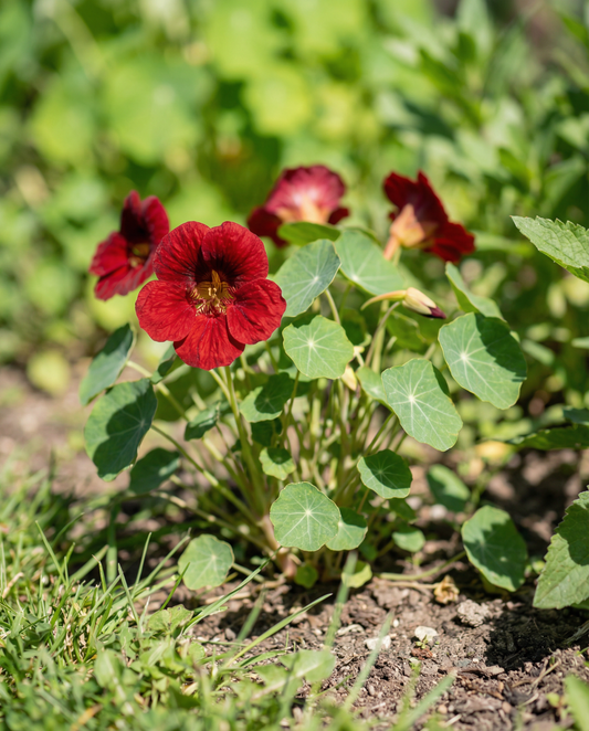 Nasturcja Empress Of India (Tropaeolum majus) – nasiona jednoroczne od SeedsChoice