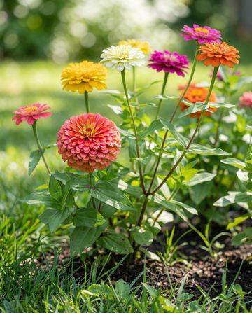 Chryzantema Flowered Mix (Zinnia elegans) – nasiona kwiatów jednorocznych od SeedsChoice
