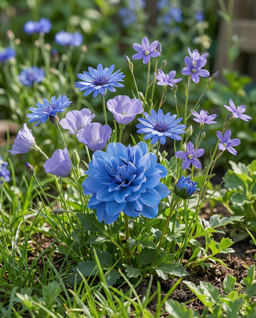 Blue Summer Mix Shades – nasiona kwiatów jednorocznych od SeedsChoice