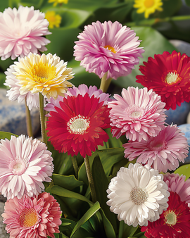 Nasiona stokrotki Bellis perennis wielokwiatowej mieszanej dwuletniej