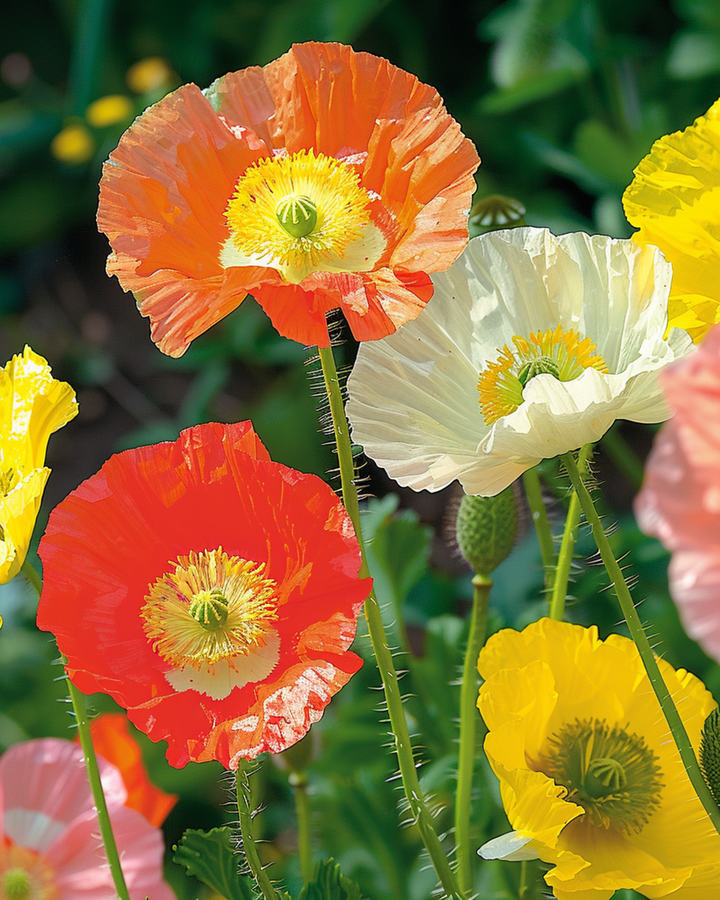 Nasiona Island Poppy Mix (Papaver nudicaule) – kwiat dwuletni