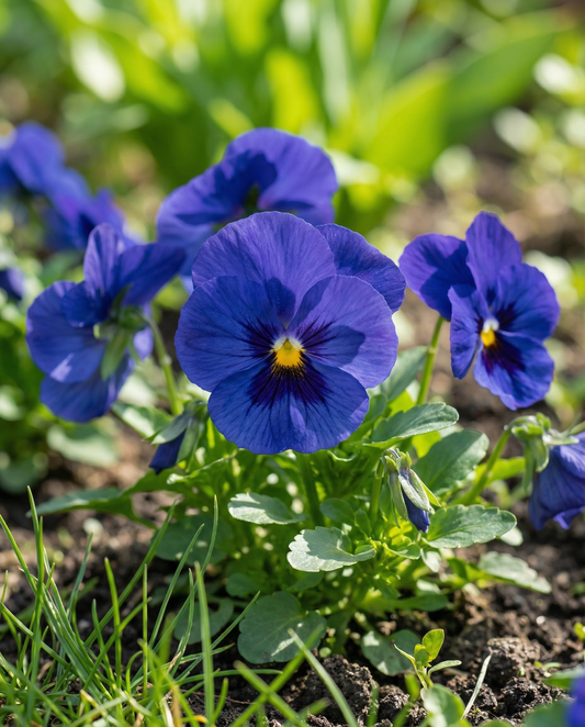 Bratek Ullswater (Viola wittrockiana) – dwuletnie nasiona kwiatów od SeedsChoice