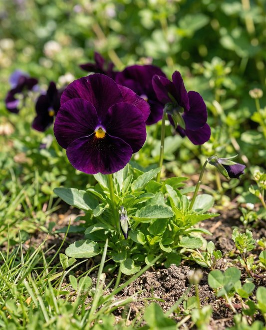 Bratek Swiss Giants Berna (Viola wittrockiana) – nasiona kwiatu dwuletniego od SeedsChoice