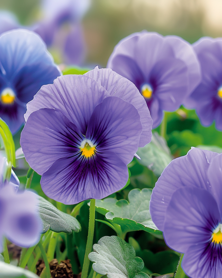 Nasiona bratka Celestial (Viola wittrockiana) – kwiat dwuletni