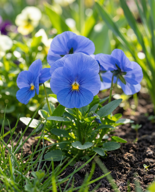 Bratek Celestial (Viola wittrockiana) – nasiona dwuletniej rośliny kwiatowej od SeedsChoice