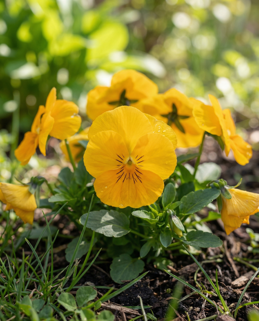 Bratek Coronation Gold (Viola wittrockiana) – nasiona dwuletniej rośliny kwiatowej od SeedsChoice