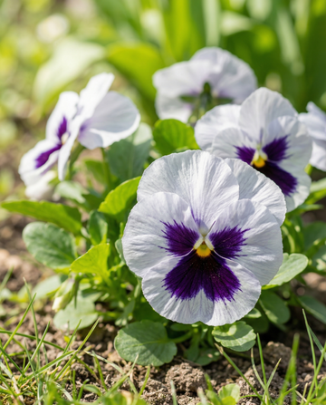 Bratek Silverbride (Viola wittrockiana) – nasiona kwiatu dwuletniego od SeedsChoice