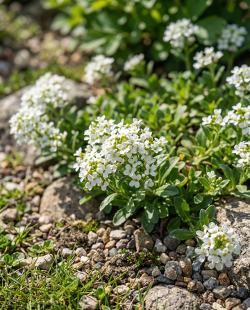 Rock Cress Snowball (Arabis alpina) – nasiona wieloletnich roślin od SeedsChoice