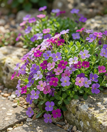 Rock Cress Purple Mix (Aubrieta hybrida) – nasiona wieloletnich roślin od SeedsChoice
